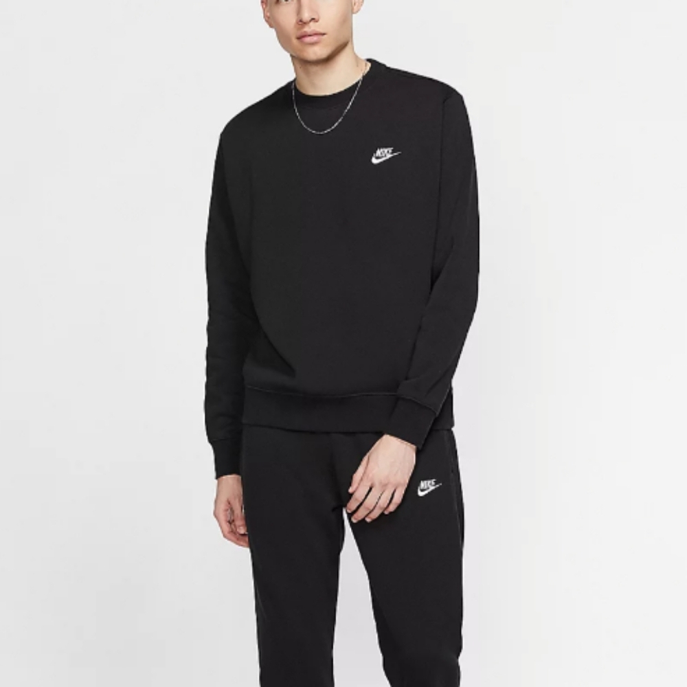 Nike Men's Sportswear Club Fleece Crew Pullover - Picture 6 of 6